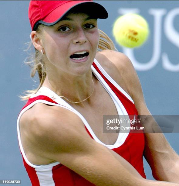 Maria Kirilenko, the sixteen year-old who won the Junior Open last year, came through the qualifying rounds to make her main debut at the 2003 US...