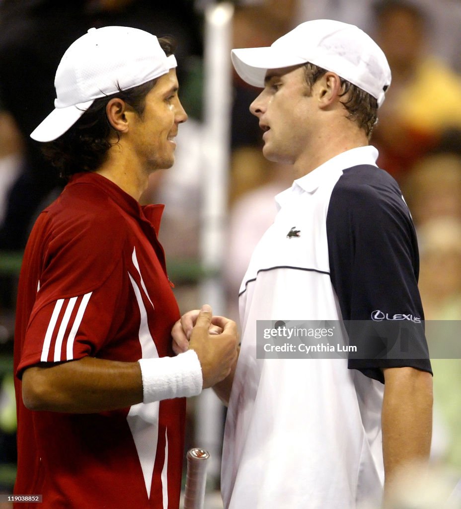 2007 Davis Cup - United States vs Spain - Men's Singles - Andy Roddick vs Fernando Verdasco - April 6, 2007