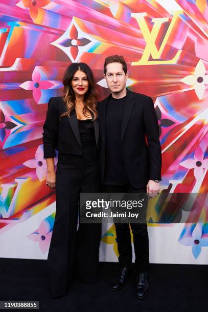 Camilla Freeman-Topper and Marc Freeman attend the re-opening of Louis Vuitton's Sydney flagship store on November 27, 2019 in Sydney, Australia.