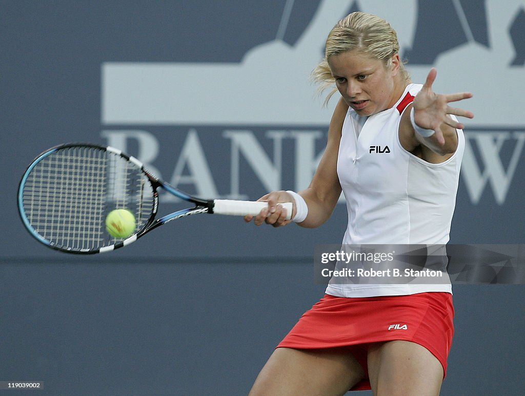 WTA - 2005 Bank of the West Classic - Semi Finals - Anna-Lena Groenefeld vs Kim Clijsters - July 30, 2005