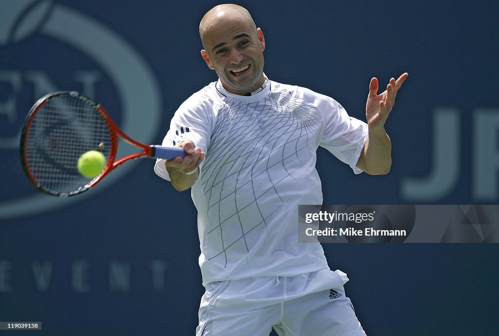 2006 U.S. Open - Men's Singles - Third Round - Andre Agassi vs Benjamin Becker