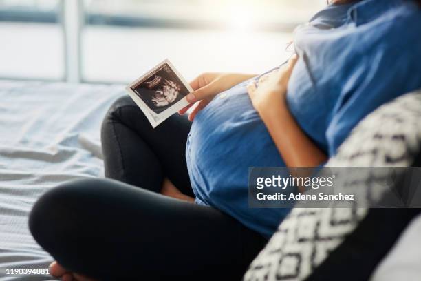 het begin van een mooie obligatie - zwangerschap stockfoto's en -beelden