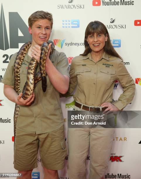 Bob Irwin and Terri Irwin arrives for the 33rd Annual ARIA Awards 2019 at The Star on November 27, 2019 in Sydney, Australia.