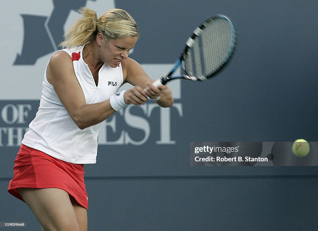 WTA - 2005 Bank of the West Classic - Semi Finals - Anna-Lena Groenefeld vs Kim Clijsters - July 30, 2005