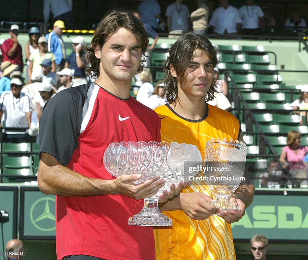 Nasdaq-100 Open - Mens Final - Roger Federer vs Rafael Nadal - April 3, 2005