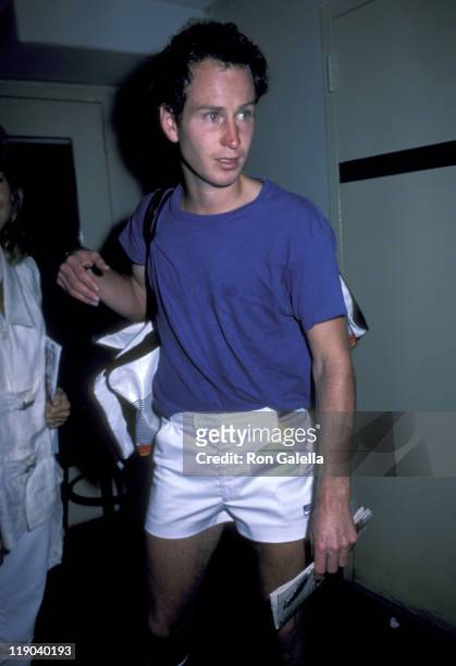 John McEnroe during U.S. Tennis Open - August 27, 1985 at Flushing Meadows Park in Queens, New York, United States.