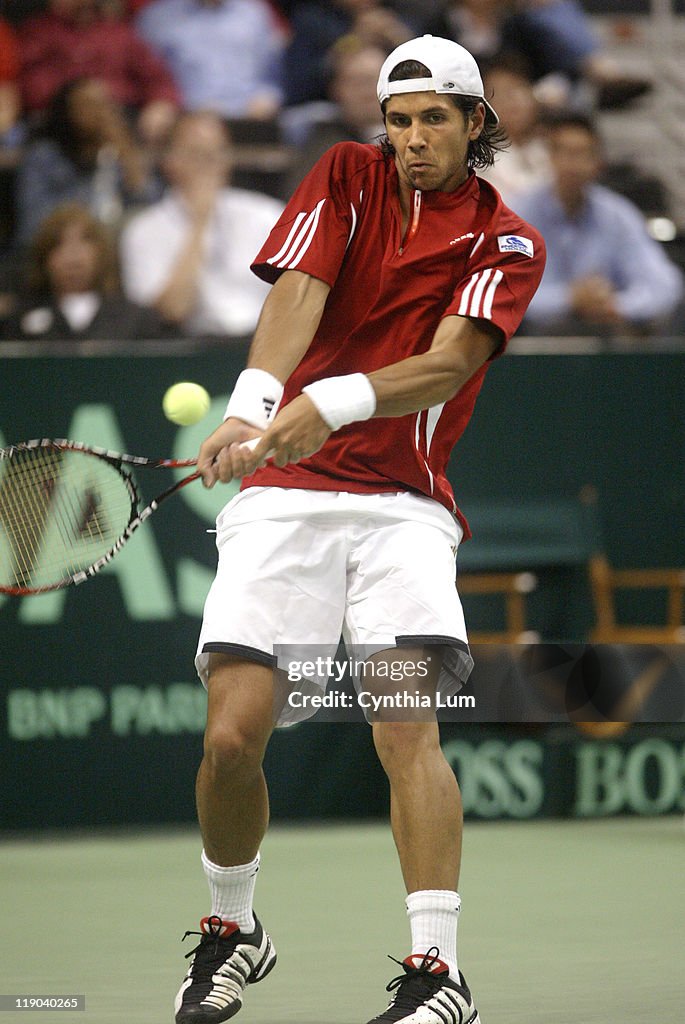 2007 Davis Cup - United States vs Spain - Men's Singles - Andy Roddick vs Fernando Verdasco - April 6, 2007