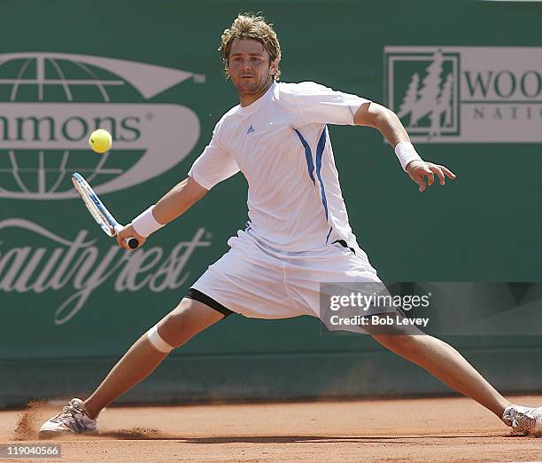 Mardy Fish defeated Jurgen Melzer 3-6, 6-4 6-3 to win the U.S. Mens Clay Court Championships on April 16, 2006 at Westside Tennis Center in Houston,...