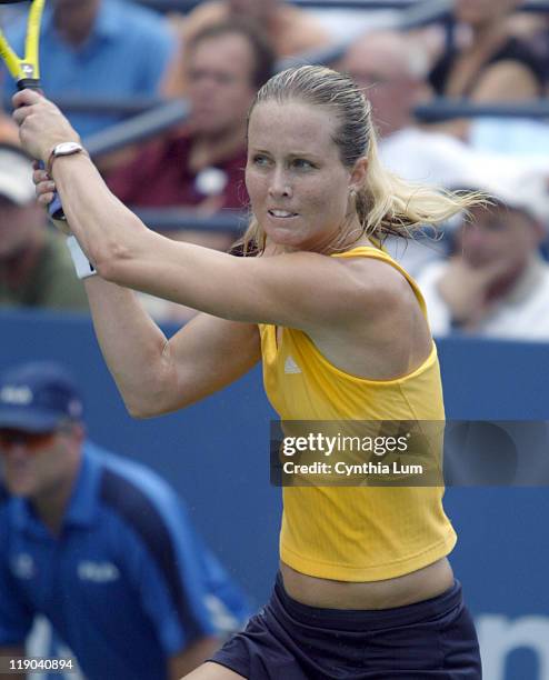 Meghann Shaughnessy seeded 32 was beaten today by Marion Bartoli 6-4 6-4.