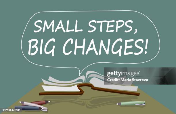 Large Step Change 20 Small Steps Big Change Stock Photos, High-Res Pictures, and Images ...