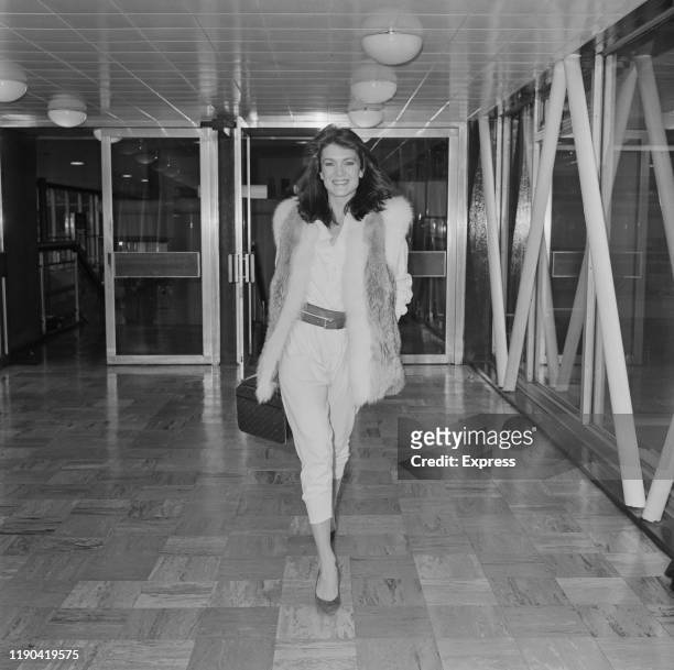 British restaurateur, television personality, author and actress Lisa Vanderpump, UK, 18th March 1984.