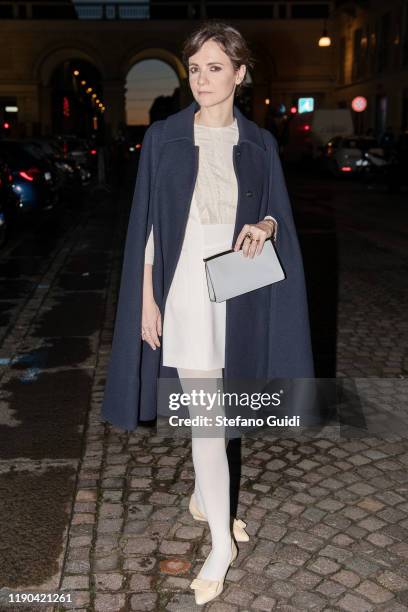 Camilla Filippi poses for the photographer on November 25, 2019 in Turin, Italy.