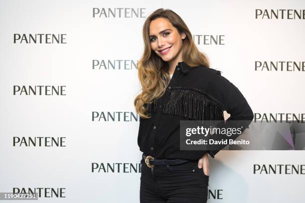 Angela Ponce attends the 'Pantene' photocall to celebrate the diversity of beauty with the campaign 'Hair has no gender' on November 27, 2019 in...