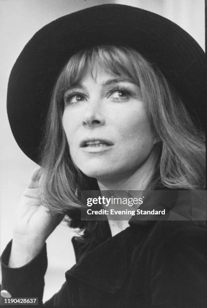 American actress and film director Lee Grant wearing hat, UK, 7th December 1973.