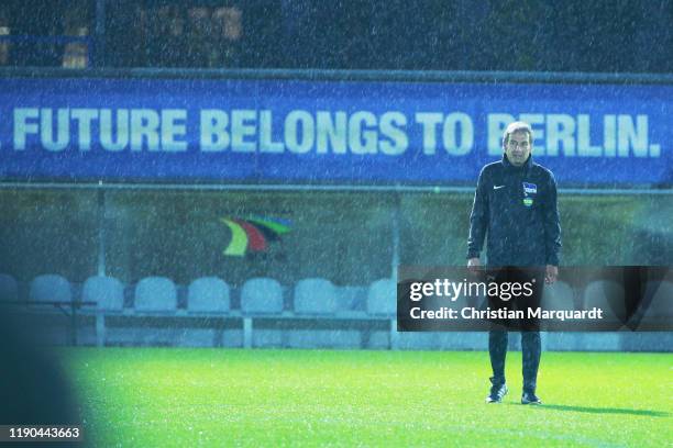 Juergen Klinsmann of Hertha during a training session on November 27, 2019 in Berlin, Germany.