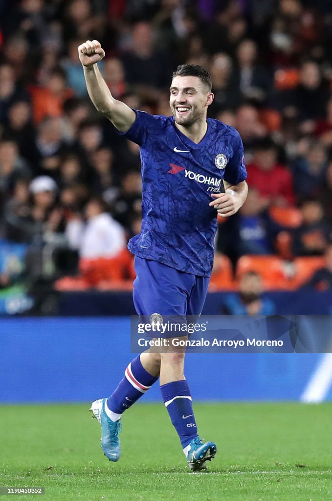 Valencia CF v Chelsea FC: Group H - UEFA Champions League