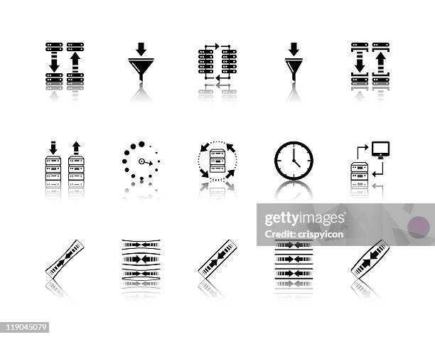 server icons - clogged stock illustrations