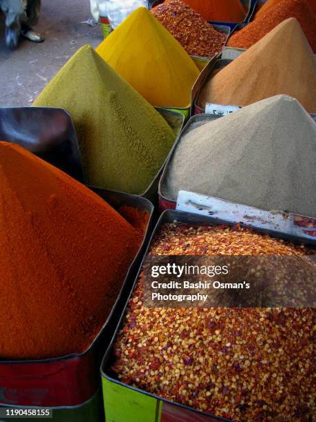 a scene of spice bazaar - bazaar stock pictures, royalty-free photos & images