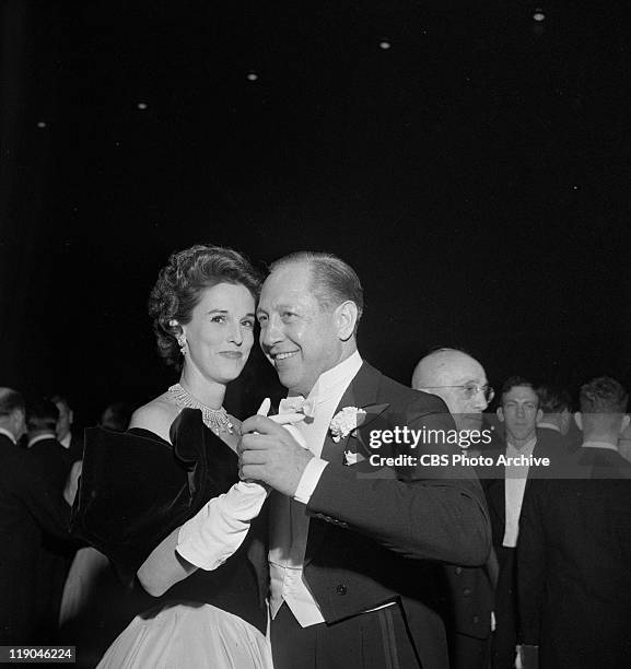 Mr. And Mrs. William Paley at Dwight D. Eisenhower's Inaugural Ball, January 20, 1953.