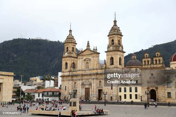 Christmas Eve Mass held at Primatial Cathedral of Bogota on December 25, 2019 in Bogota, Colombia.