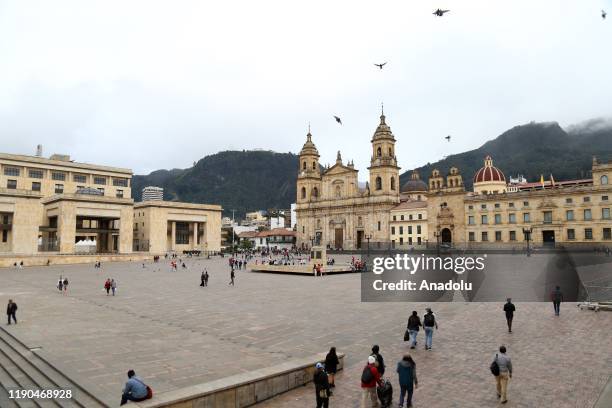 Christmas Eve Mass held at Primatial Cathedral of Bogota on December 25, 2019 in Bogota, Colombia.