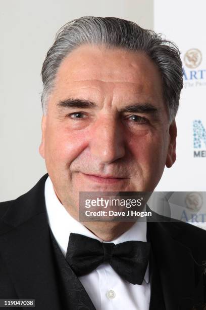 Jim Carter attends an Evening With Downton Abbey - Raising Money For Merlin - The Medical Relief Charity at The Savoy Hotel on July 14, 2011 in...
