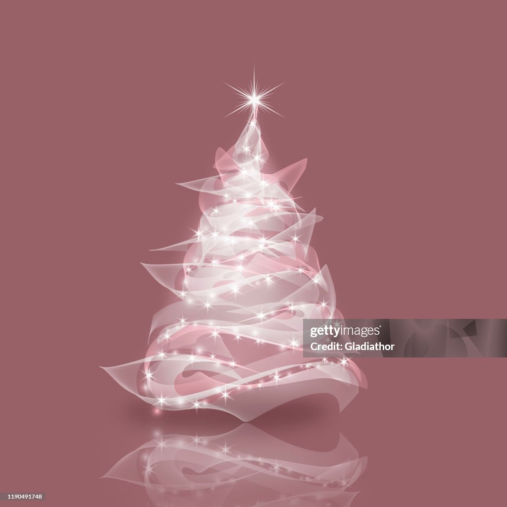 Modern abstract Christmas tree