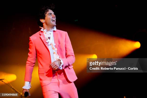 Mika performs on November 27, 2019 in Rome, Italy .
