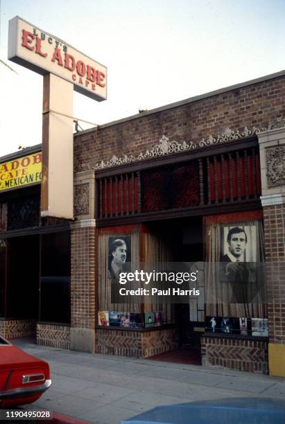 Lucy's El Adobe Cafe was Governor of California, Jerry Browns favorite Mexican restaurant in Los Angeles June 10, 1979 ion Melrose Avenue, Los...