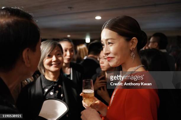 Janice Man attends the cocktail party before the opening ceremony of Festival de Cannes Film Week in Asia at on November 12, 2019 in Hong Kong, China.