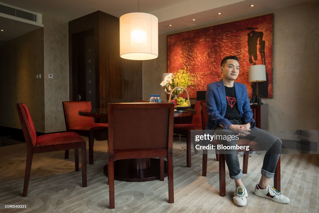 Portraits of Tron Foundation Founder and CEO Justin Sun