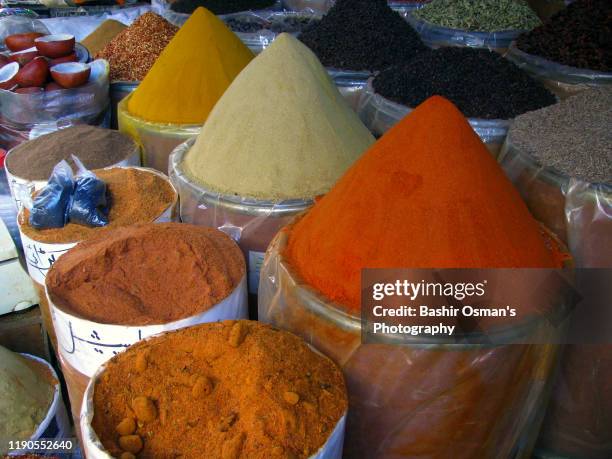 a scene of spice bazaar - bazaar stock pictures, royalty-free photos & images