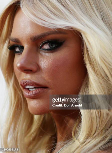 Sophie Monk arrives for the 33rd Annual ARIA Awards 2019 at The Star on November 27, 2019 in Sydney, Australia.