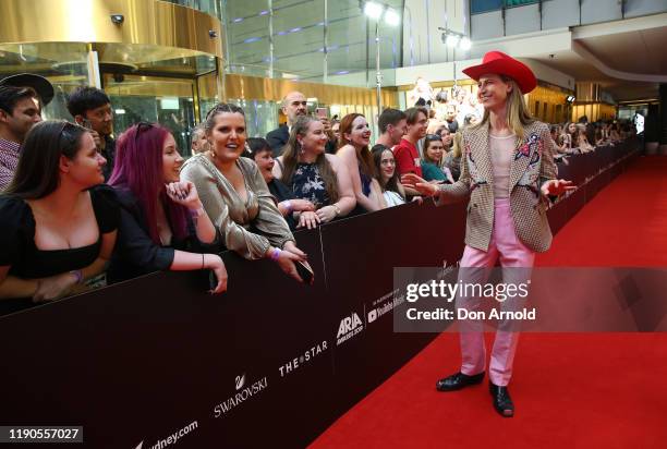 Christian Wilkins arrives for the 33rd Annual ARIA Awards 2019 at The Star on November 27, 2019 in Sydney, Australia.