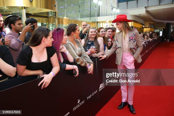 Christian Wilkins arrives for the 33rd Annual ARIA Awards 2019 at The Star on November 27, 2019 in Sydney, Australia.