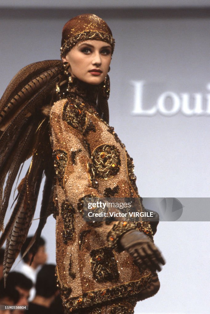 A model walks the runway at the Louis Feraud Haute Couture News