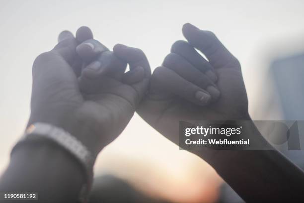 african couple holding hands - webfluential bildbanksfoton och bilder