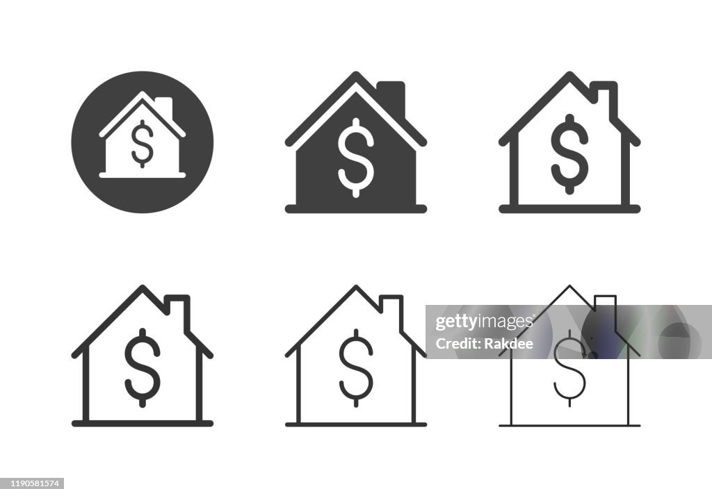 House Price Icons - Multi Series