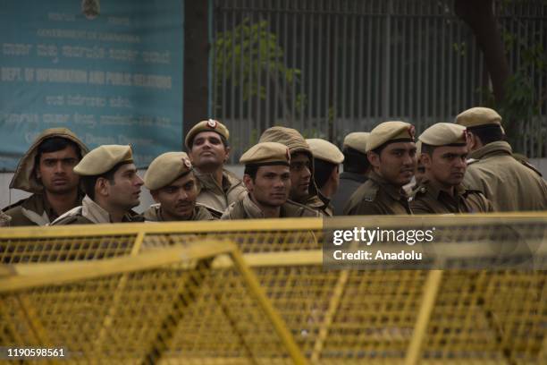 Students protesting against the kilings of innocents in Uttar Pradesh after the protest against Citizenship Amendment Act 2019 were detained at Uttar...