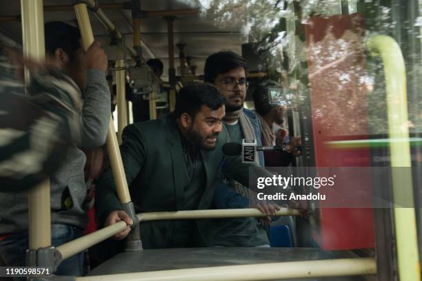 Students protesting against the kilings of innocents in Uttar Pradesh after the protest against Citizenship Amendment Act 2019 were detained at Uttar...