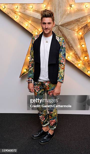 Henry Holland attends a party for Dolce And Gabbana hosted by Net-a-Porter at Westfield on July 14, 2011 in London, England.