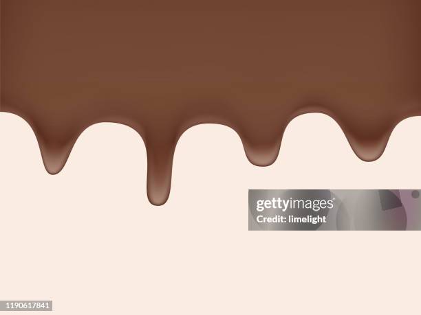 ilustrações, clipart, desenhos animados e ícones de fundo fluido abstrato do chocolate - barra de chocolate