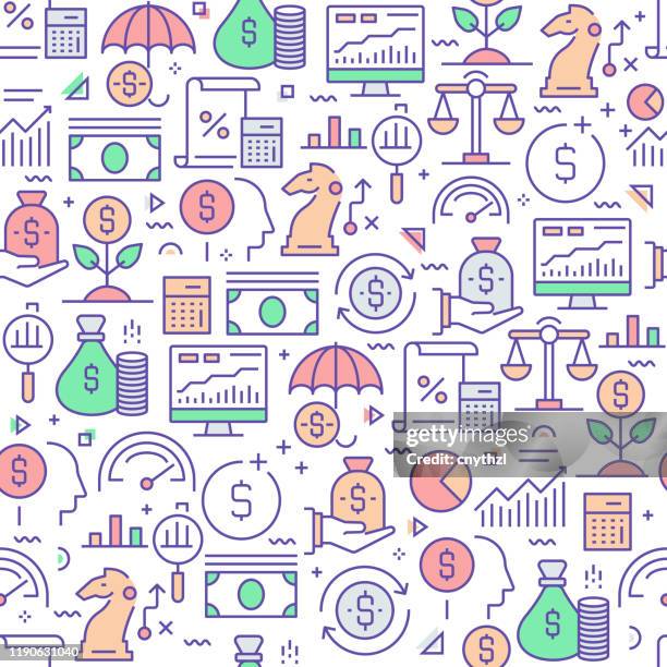 Accounting Pattern Graphics 471 Accounting Repeating Background High Res Illustrations - Getty Images