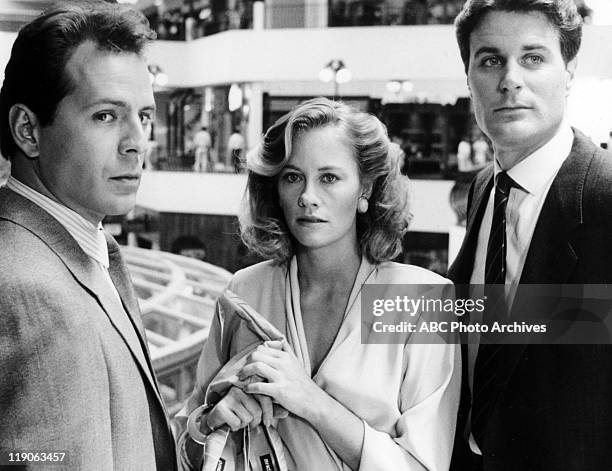 Brother, Can You Spare a Blonde?" - Airdate: September 24, 1985. BRUCE WILLIS;CYBILL SHEPHERD;CHARLES ROCKET