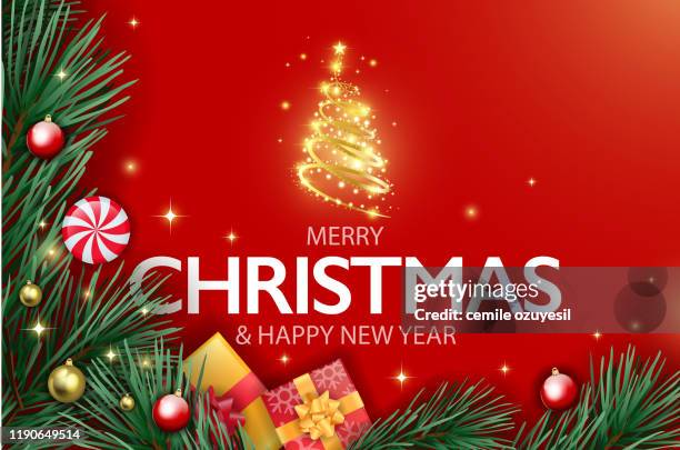 red christmas card - christmas turkey stock illustrations