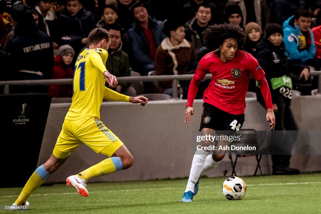 FK Astana v Manchester United: Group L - UEFA Europa League
