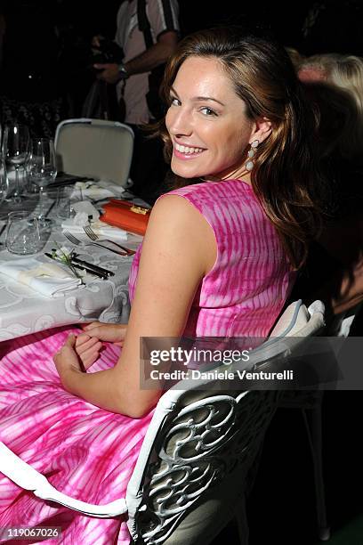 Kelly Brook attends Day 5 of the Ischia Global Fest 2011 on July 14, 2011 in Ischia, Italy.