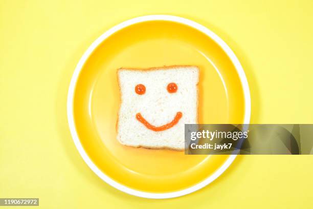 smiley face - food jayk7 stock pictures, royalty-free photos & images