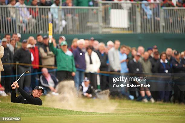 Phil Mickelson in action during Thursday play at Royal St. George's GC. Sandwich, England 7/14/2011 CREDIT: Robert Beck