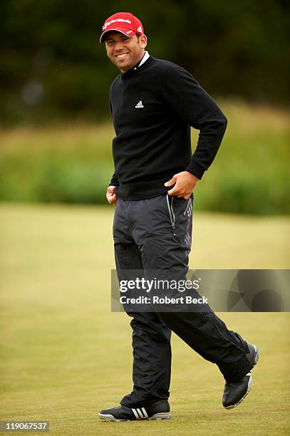 Sergio Garcia during Thursday play at Royal St. George's GC. Sandwich, England 7/14/2011 CREDIT: Robert Beck